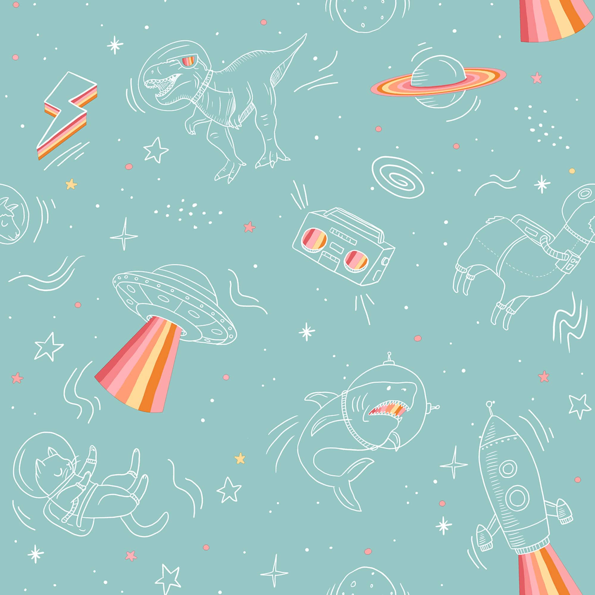 Designs Direct Space Adventures Wallpaper
